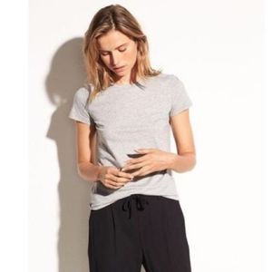 Vince essential prima cotton crew neck tshirt gray XS - free with bundle!